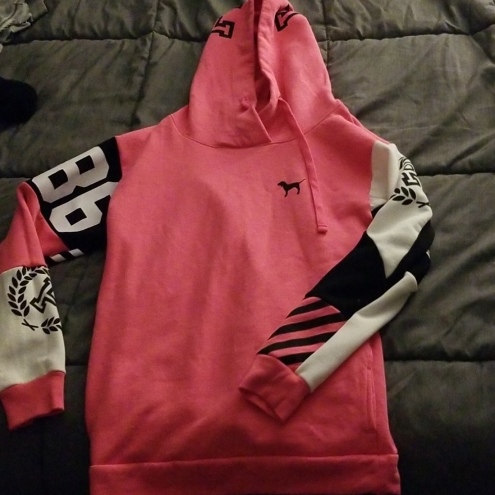 Pink hoodie